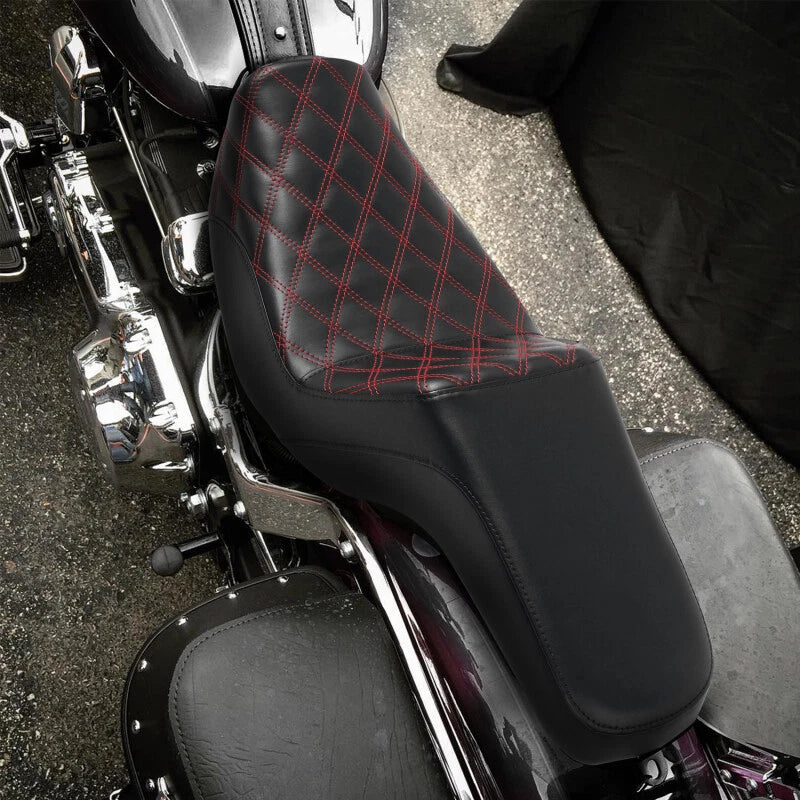 Driver Passenger Seat for Harley Dyna Street Fat Bob Low Rider FLD (2006–2017)