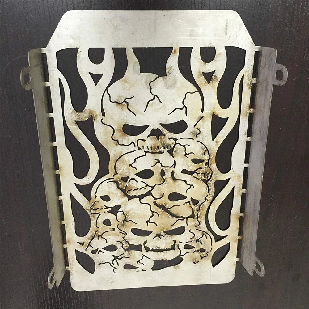 Skull Radiator Grille Cover for Kawasaki Vulcan VN 1500 (1996–2008)