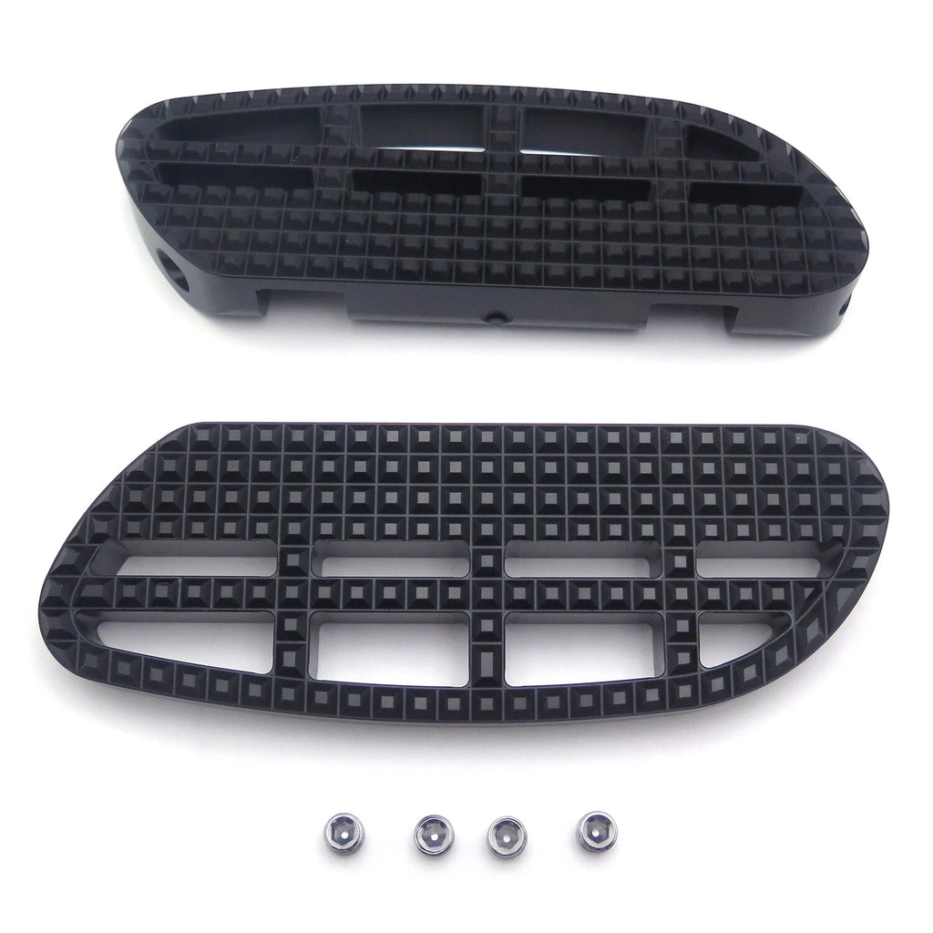 Black Dominator Passenger Footboard for Harley Touring Road Street Glide (1993–2019)