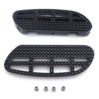 Black Dominator Passenger Footboard for Harley Touring Road Street Glide (1993–2019)