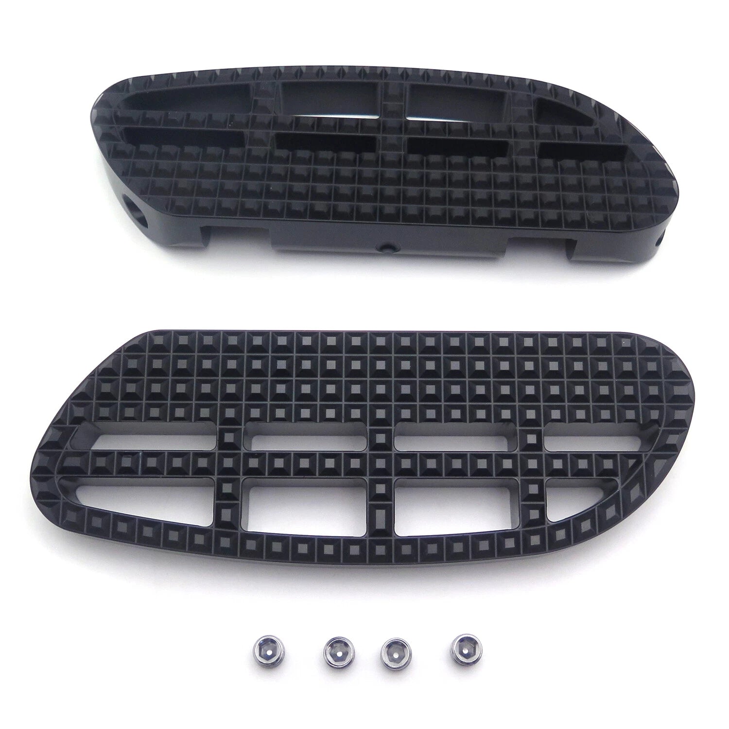 Black Dominator Passenger Footboard for Harley Touring Road Street Glide (1993–2019)