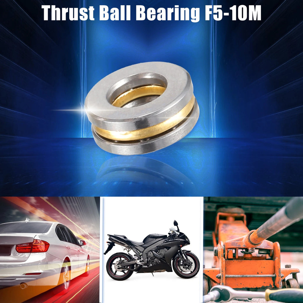 4X Thrust Ball Bearing 5x10x4mm for Car (F5-10M)