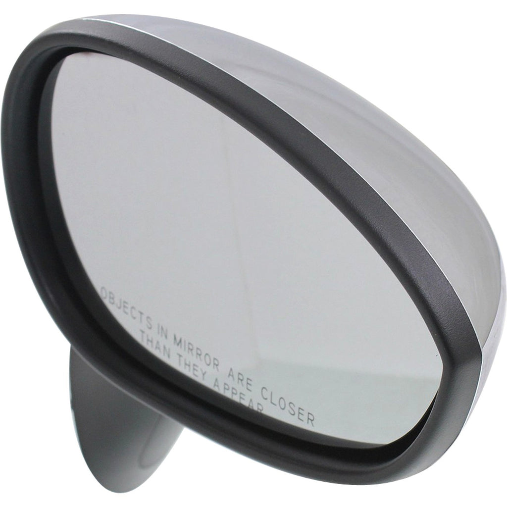 Power Mirror for Fiat 500 (2012–2018) Right Side Manual Fold Chrome