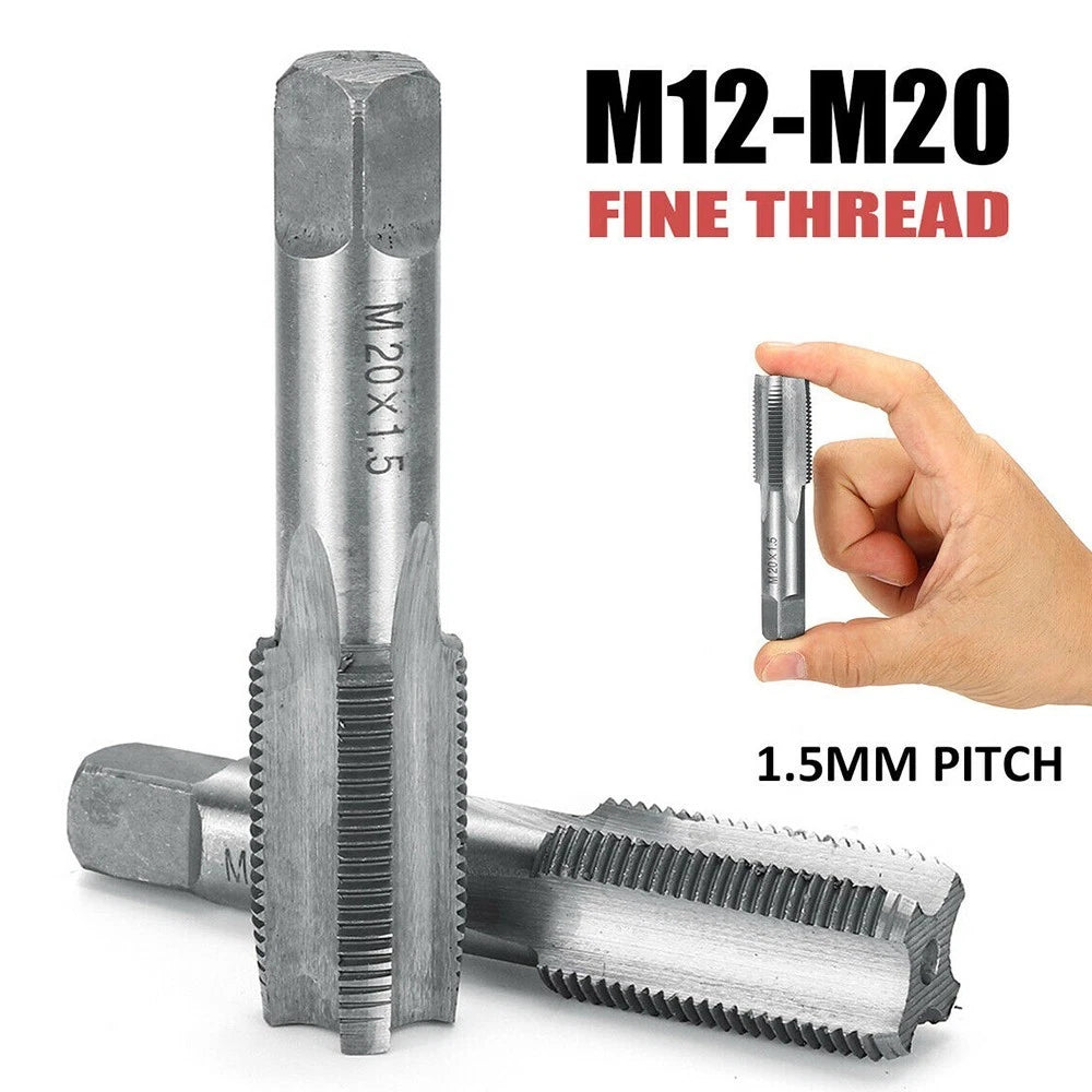 Set of 2 Metric Taps M12/M14/M16/M18/M20 Right Hand Thread