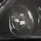 Right Side Black Halogen Projector Headlight for Jeep Cherokee (2014–2018)