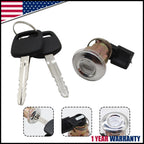 Gas Fuel Door Lock Cylinder & Keys for Toyota Tacoma (1995–2004), Tundra (2000–2003)