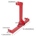 3 Point 2" Receiver Trailer Tow Hitch for Category 1 Tractor