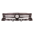 Replacement Black Chrome Plastic Front Grille (See compatibility Chart)