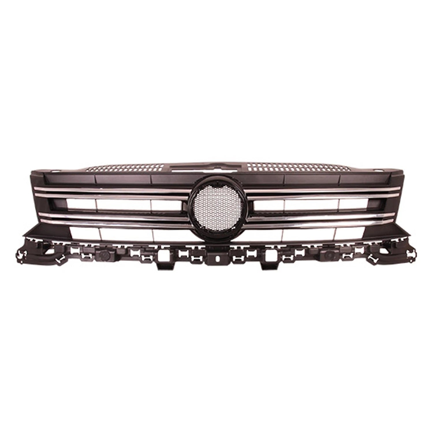 Replacement Black Chrome Plastic Front Grille (See compatibility Chart)