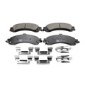 Set of 4 TRW Pro Rear Ceramic Slotted Brake Pads for Cadillac Chevrolet GMC