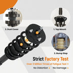Pair Front Complete Struts w/ Coil Spring for Dodge Charger (2011–2022) 372665