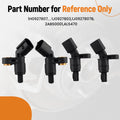 Set of 4 ABS Wheel Speed Sensors for Volkswagen Beetle Golf Audi TT (2000–2010)