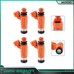 Set of 4 Fuel Injectors for Chrysler Sebring Dodge Stratus Mitsubishi Eclipse (2001–2005)