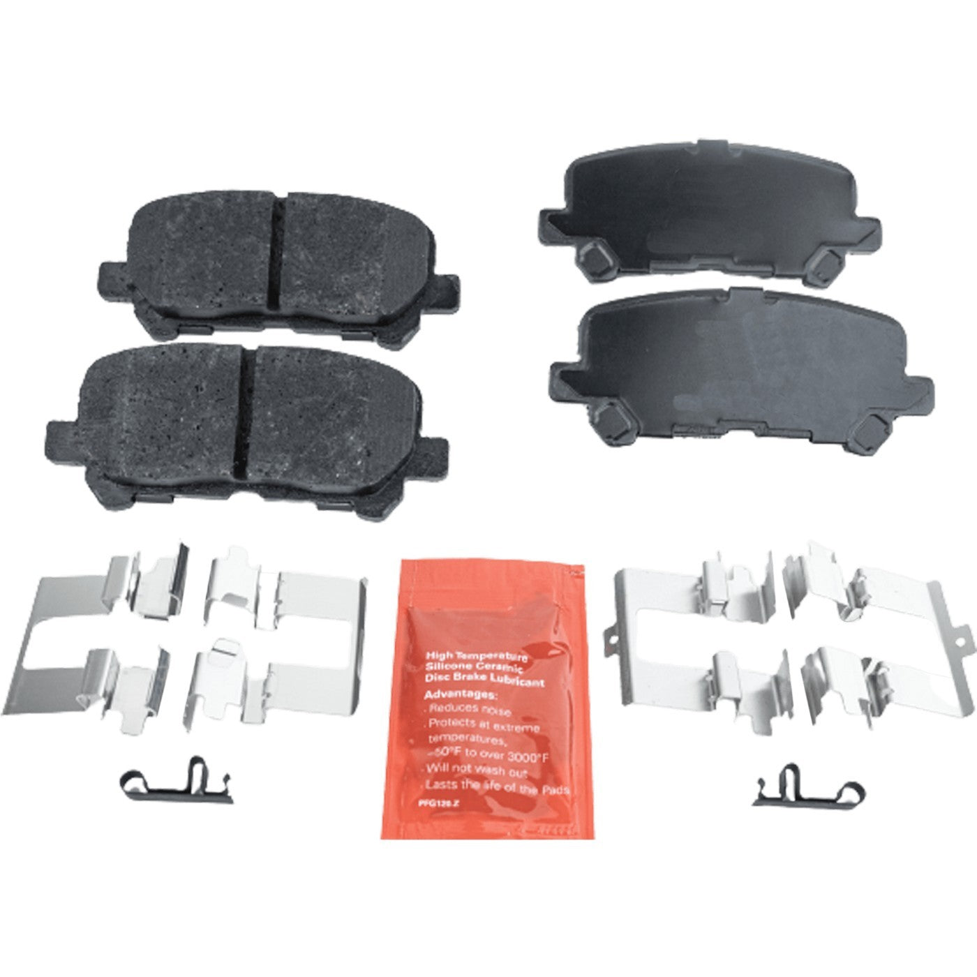 Rear Brake Disc Rotors and Pads Kit for Honda Odyssey, Acura MDX (2009–2011)