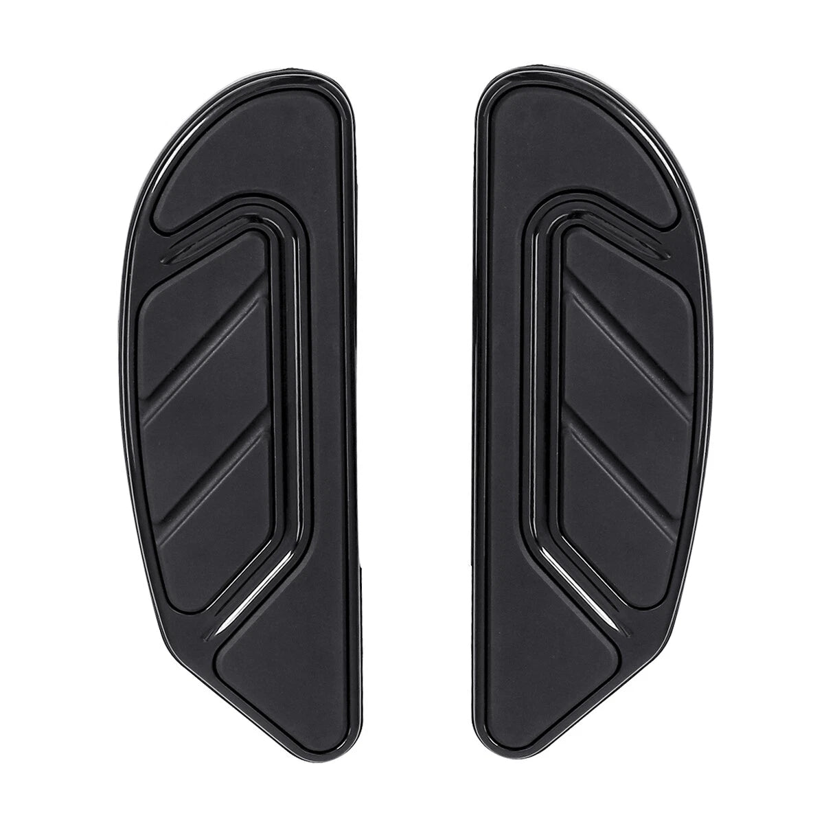 Passenger Floorboard Footboard Kit for Harley Touring (1986–Present), Softail (2018–Present) Black