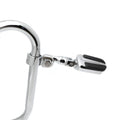 3" Stem Clamp Chrome Slipstream Footpeg 1-1/4" for Yamaha Road Star Warrior (2002)