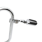 3" Stem Clamp Chrome Slipstream Footpeg 1-1/4" for Yamaha Road Star Warrior (2002)