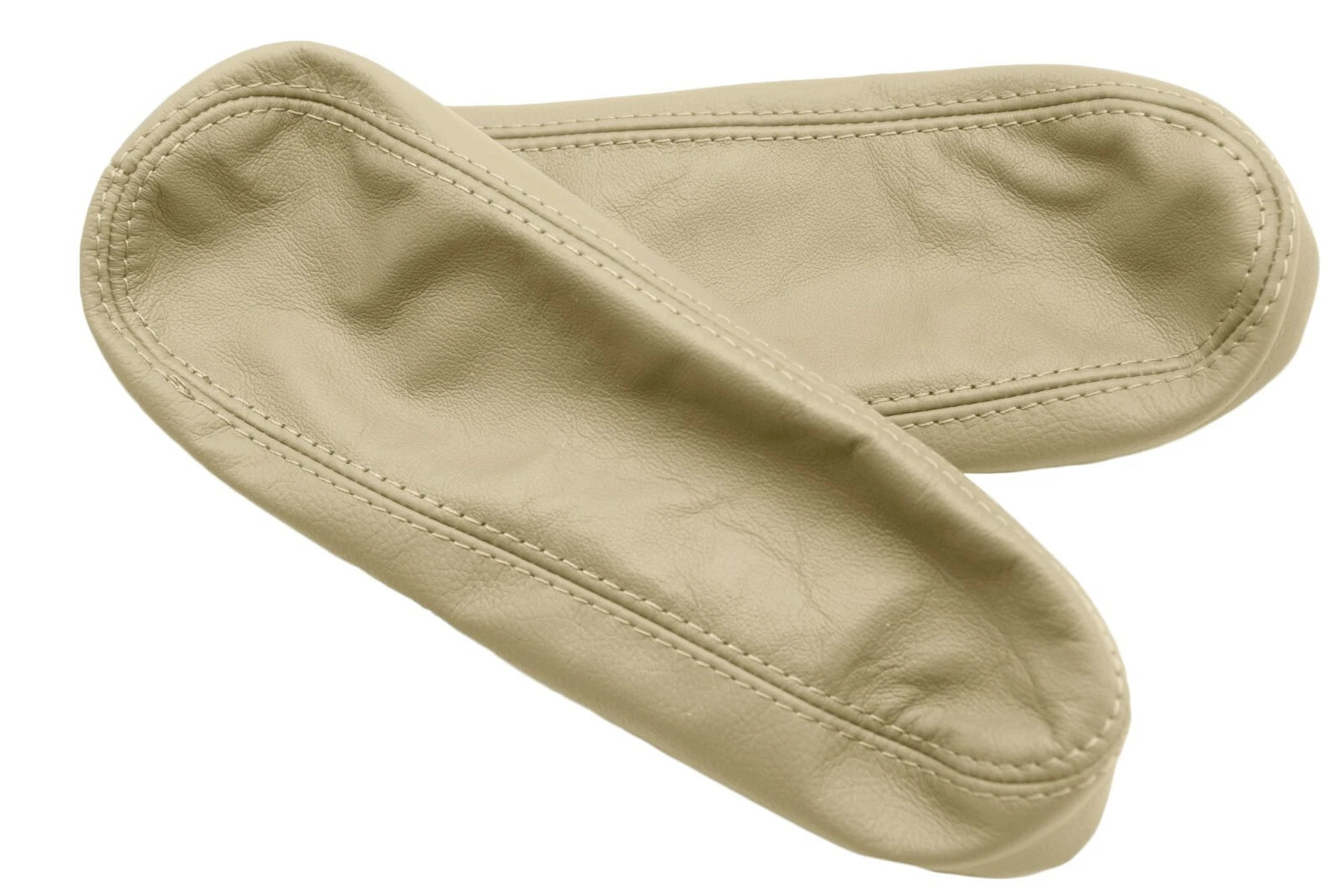 Front Seat Armrest Cover for Isuzu Trooper (1992–2002) Beige Leather Synthetic