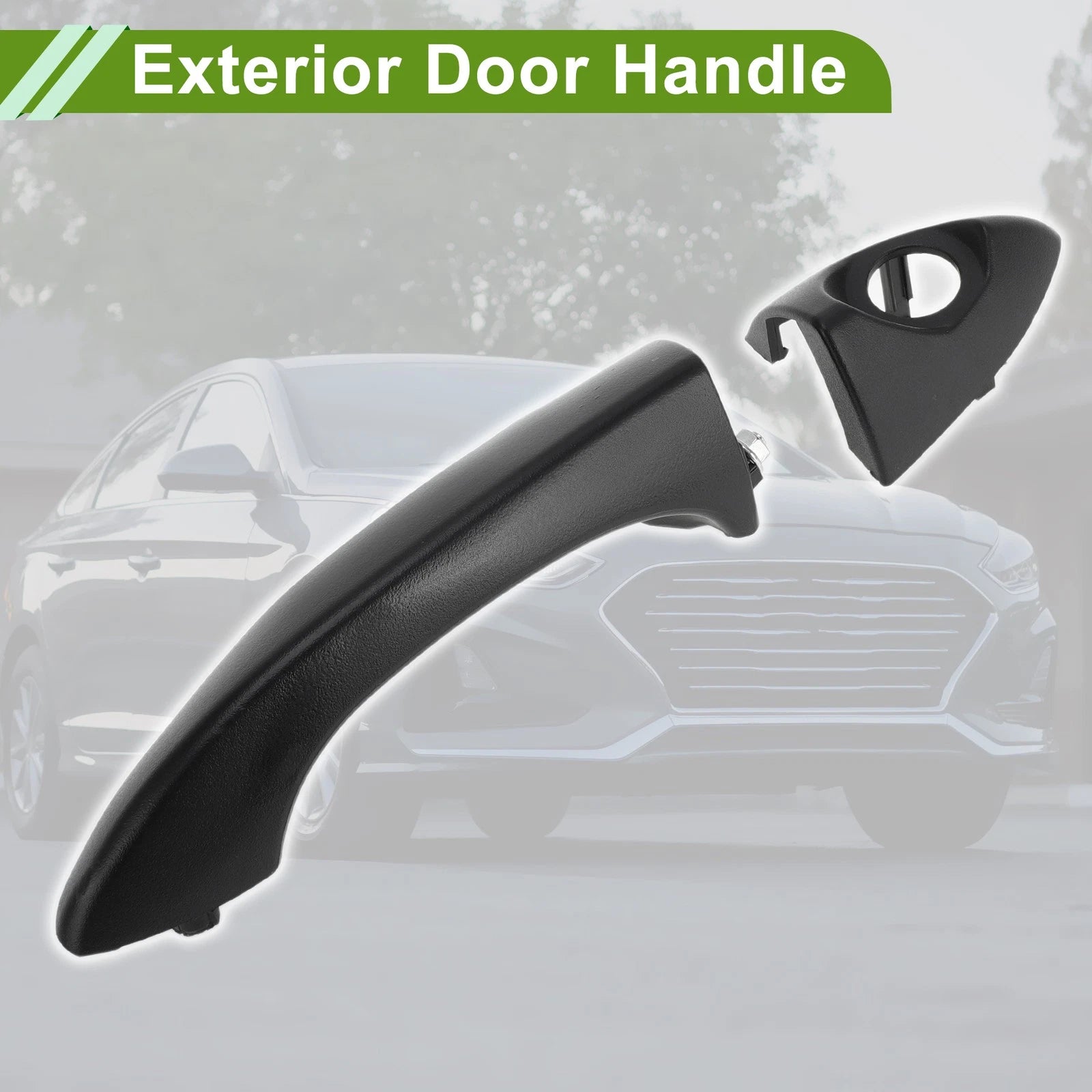 Exterior Door Handle for BMW X5 E53 (2000–2006) 51218243617 Black Front Left