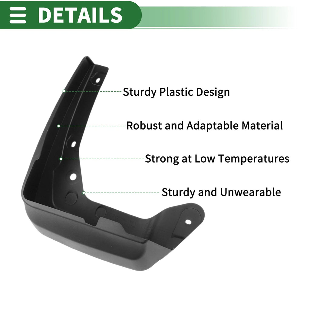 Mud Flaps Splash Guards Set of 4 for Honda Odyssey (2014–2017)