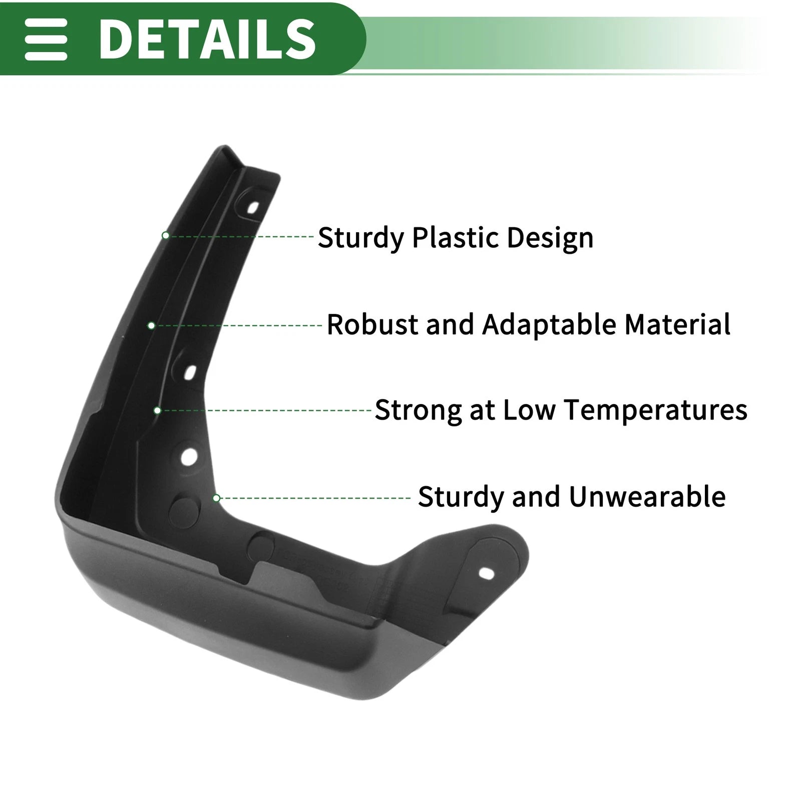 Mud Flaps Splash Guards Set of 4 for Honda Odyssey (2014–2017)