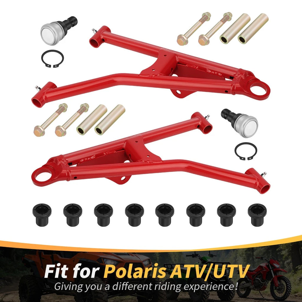 Front Left Right Upper A-Arm Kit for Polaris Scrambler 850, Sportsman 550, 1000 XP