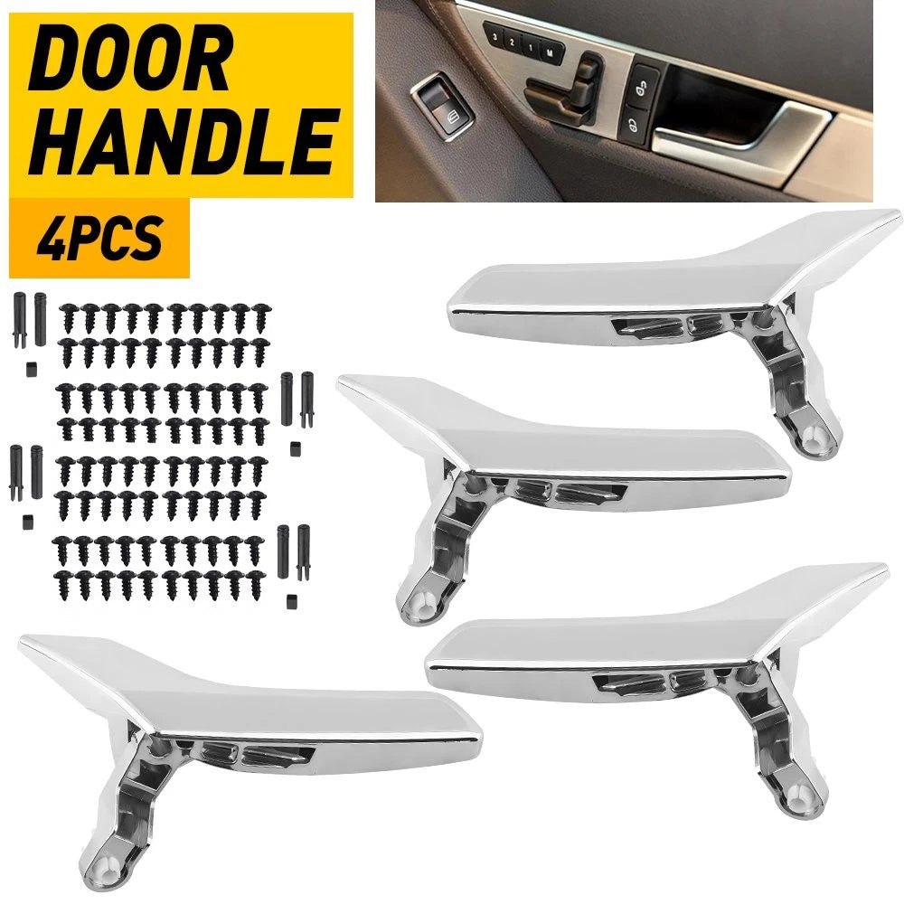 Set of 4 Door Handle Interior Kits for Mercedes C300 C250 C350 GLK (2010–2015)