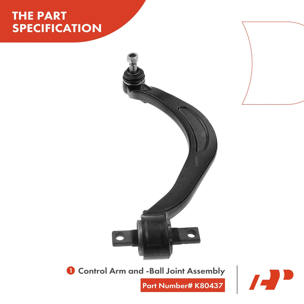Set of 8 Front Control Arm Tie Rod Ends for Dodge Avenger Chrysler Sebring (2008–2014)