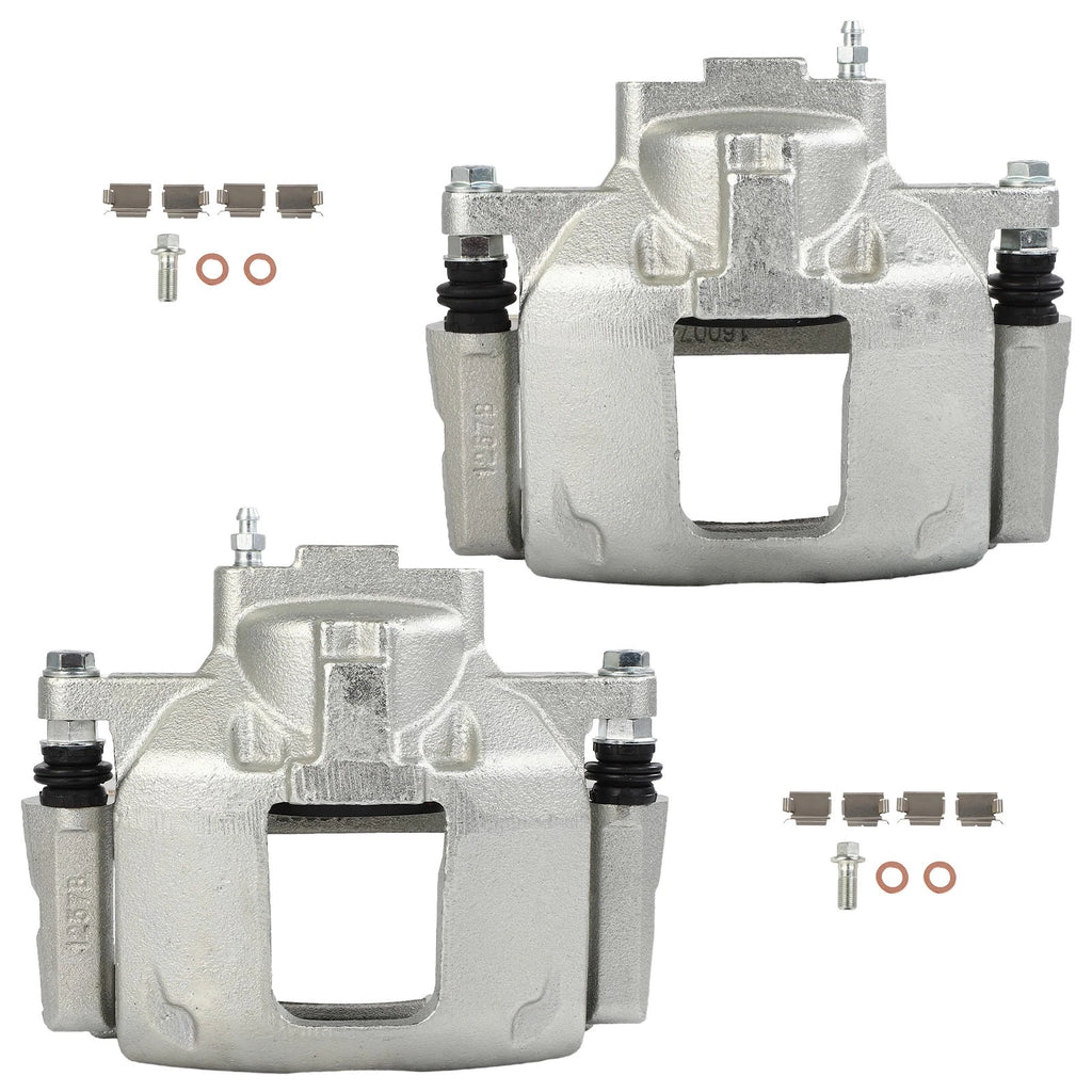 Set of 2 Front Brake Calipers for Jeep Wrangler (2013–2017)