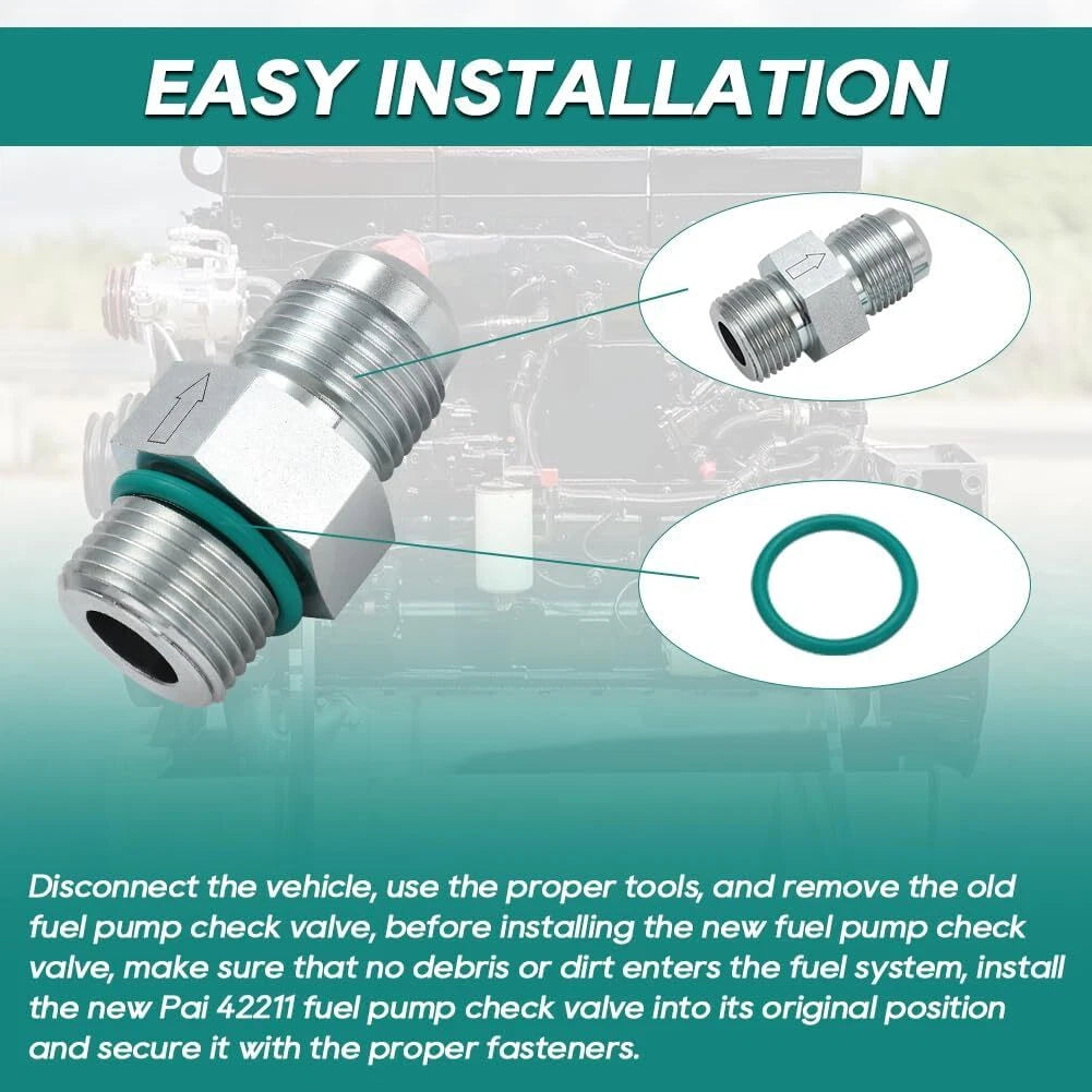 Fuel Pump Straight Check Valve for Cummins N14 (042211, 3348332)