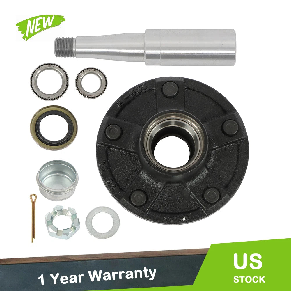 Set of 7 Trailer Hubs for Southwest Wheel R30484X (84 Spindle, 5-5.5" Bolt Circle)