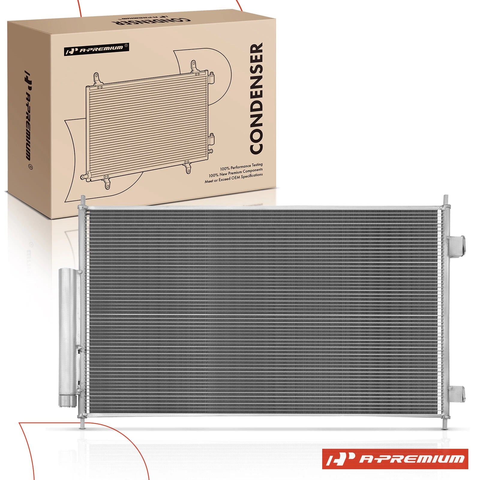 A/C Condenser with Bracket & Receiver Drier for Honda HR-V (2016–2022)