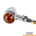 LED Bullet Turn Signal Lights for Harley Cafe Racer