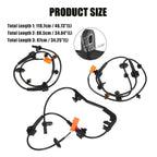 Set of 4 ABS Sensors No. 57450SLNA01 for Honda Fit (2007–2008)