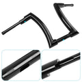 14" Black Rise Ape Hanger Handlebar for Harley Touring (2014–2023)