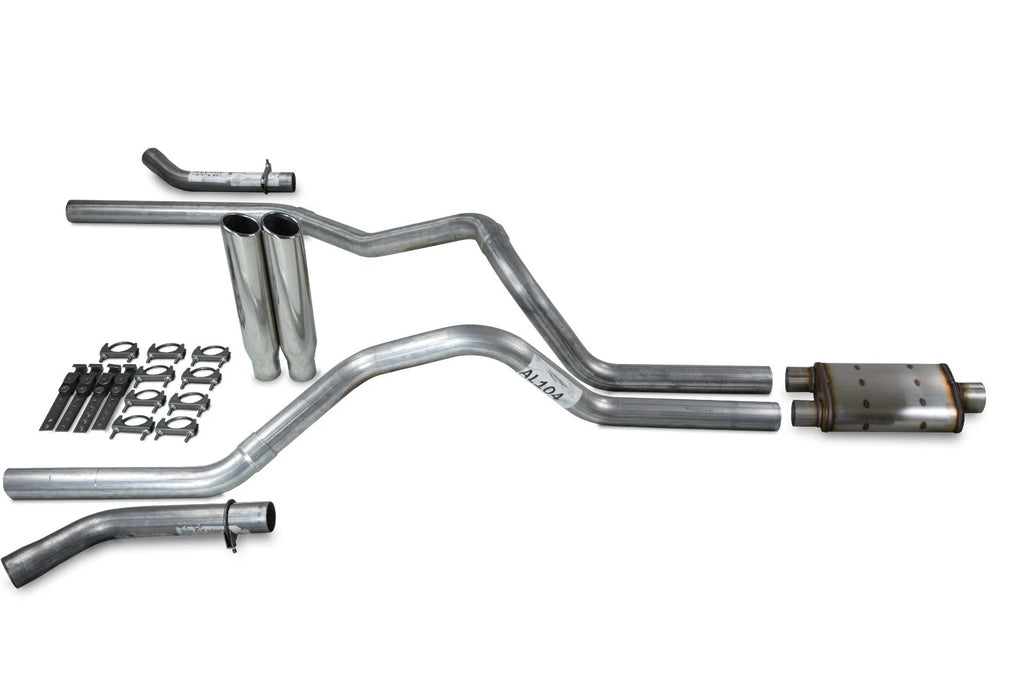 2.5" Dual Exhaust Kit for Ford F150 (2015–2020) Magnaflow XL Clamp Tips