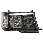 2 x BLACK Altezza HeadLights LH+RH for Toyota Landcruiser (1998–2005)