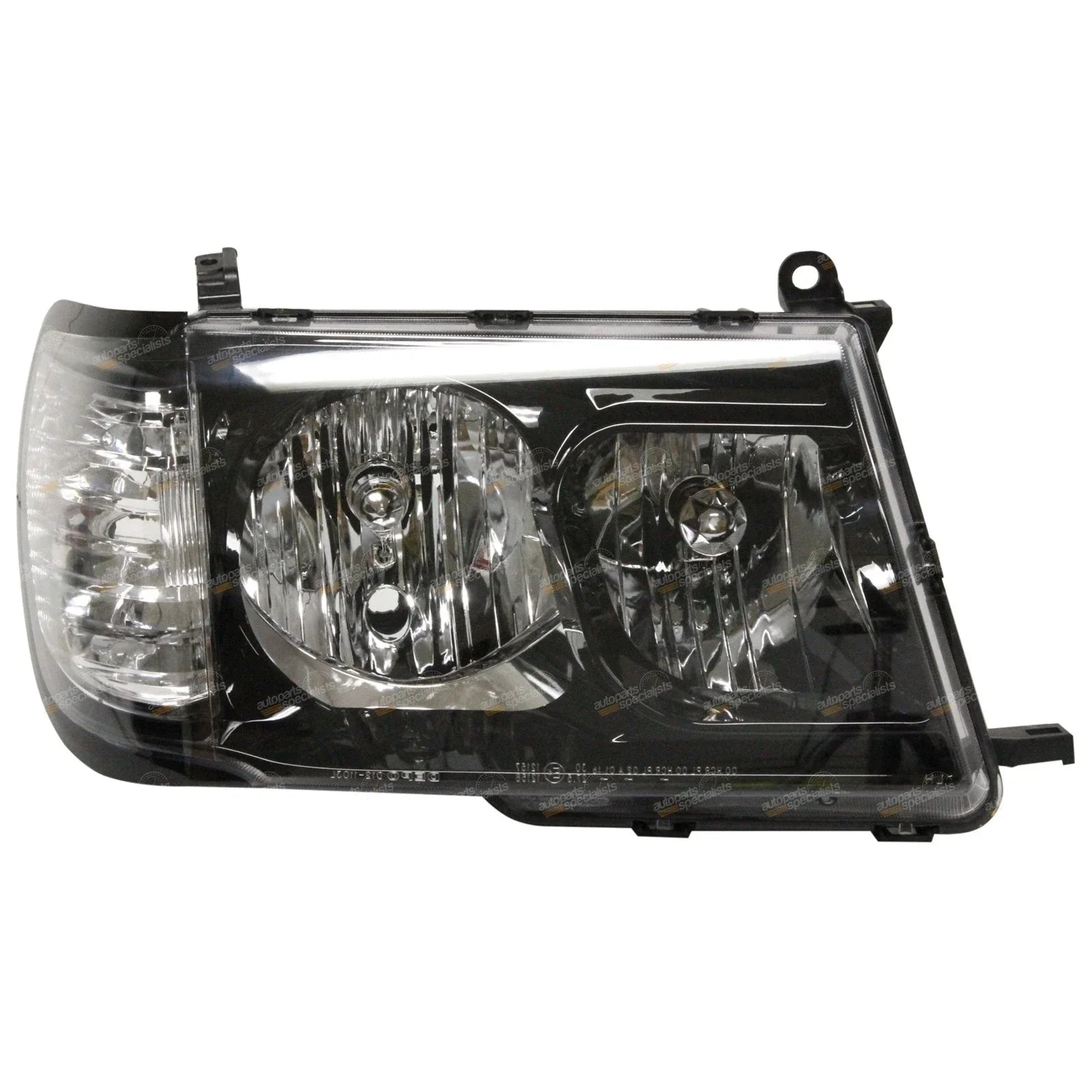 2 x BLACK Altezza HeadLights LH+RH for Toyota Landcruiser (1998–2005)