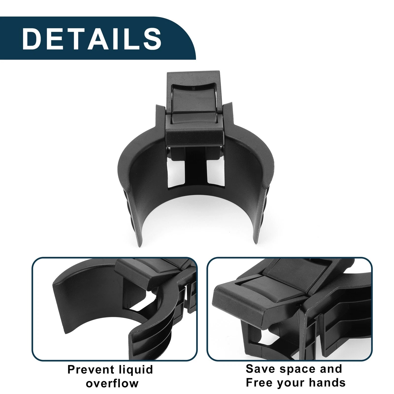 Cup Holder for Toyota Highlander (2014–2019) No. 556180E200C0 Black