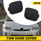 Set of 2 Front Bumper Tow Eye Cap Covers for Toyota Prius (2010–2011)