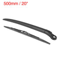 Rear Windshield Wiper Blade Arm Set 500mm for Porsche Cayenne (2003-2010)