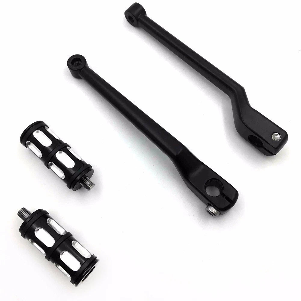 Black Heel Toe Shift Levers w/ Shifter Peg for Harley Trike Tri Glide (2014–2023)