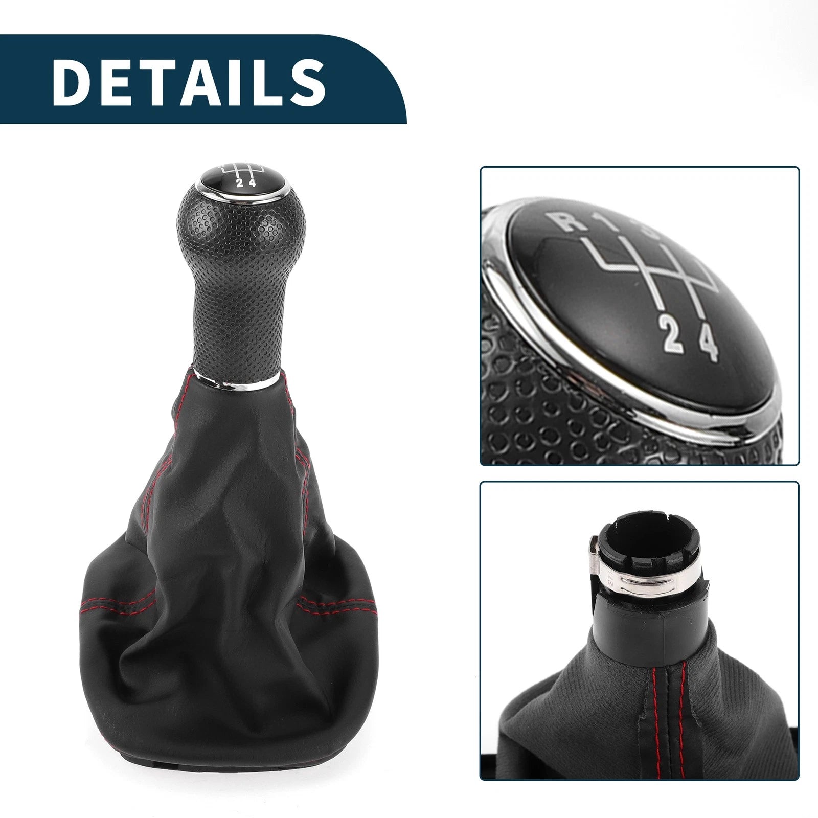 5 Speed Gear Shift Knob with Cover No. 1J0711113C for Volkswagen Golf Mk IV (1998–2006)