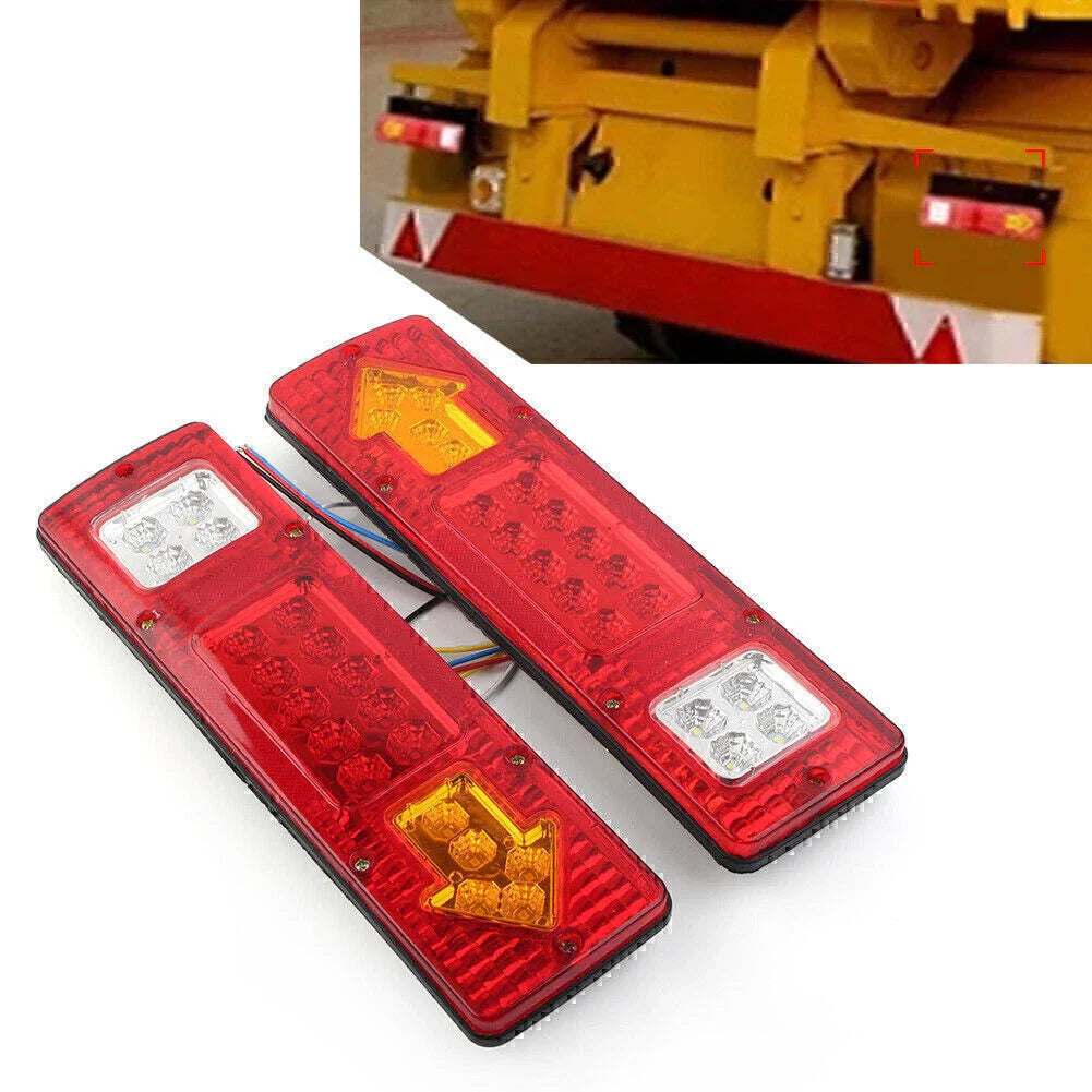 19 LED Rear Tail Lights for Trailer Truck (24V)