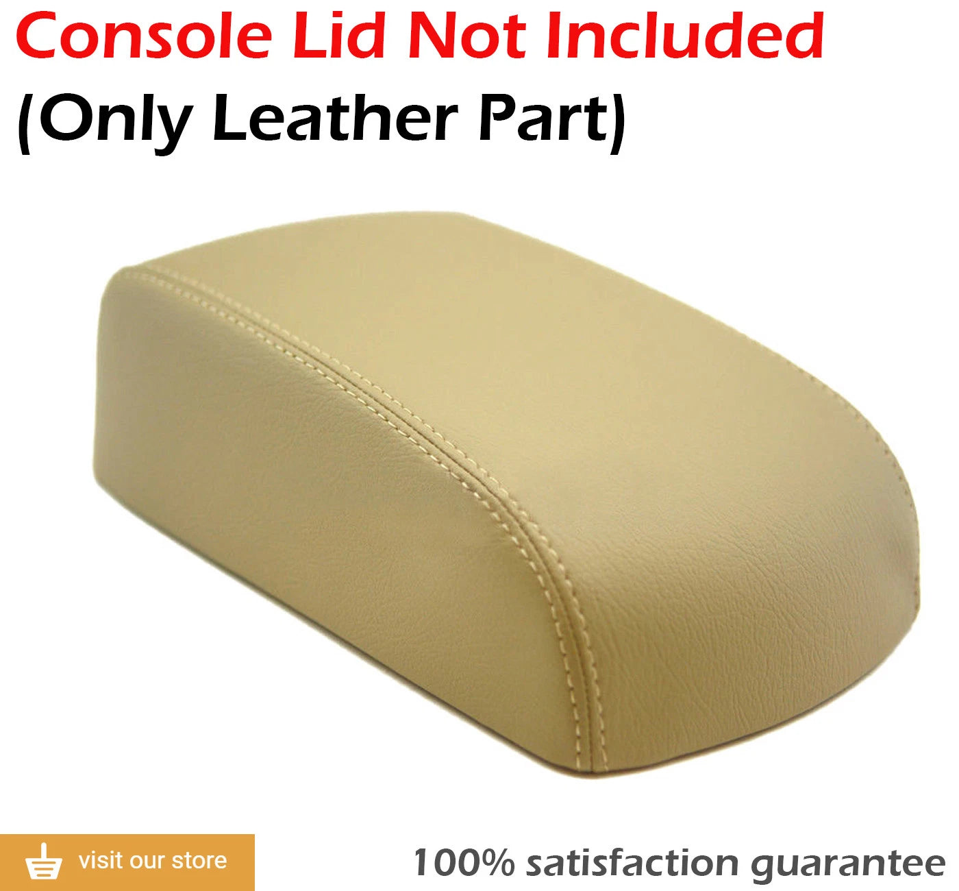 Center Console Armrest Cover for Nissan Sentra (2007–2012) Beige