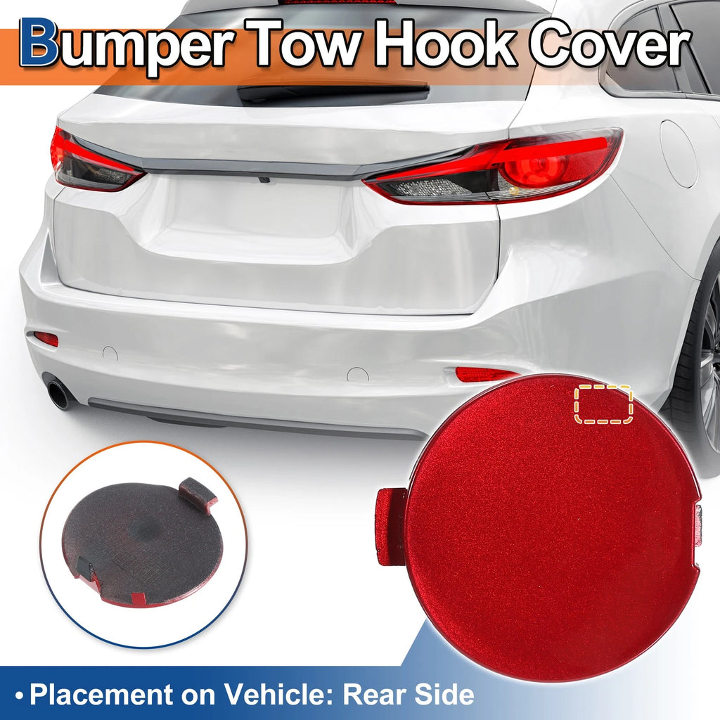 Tow Hook Cover for Mazda 6 Atenza (2018–2021) Red