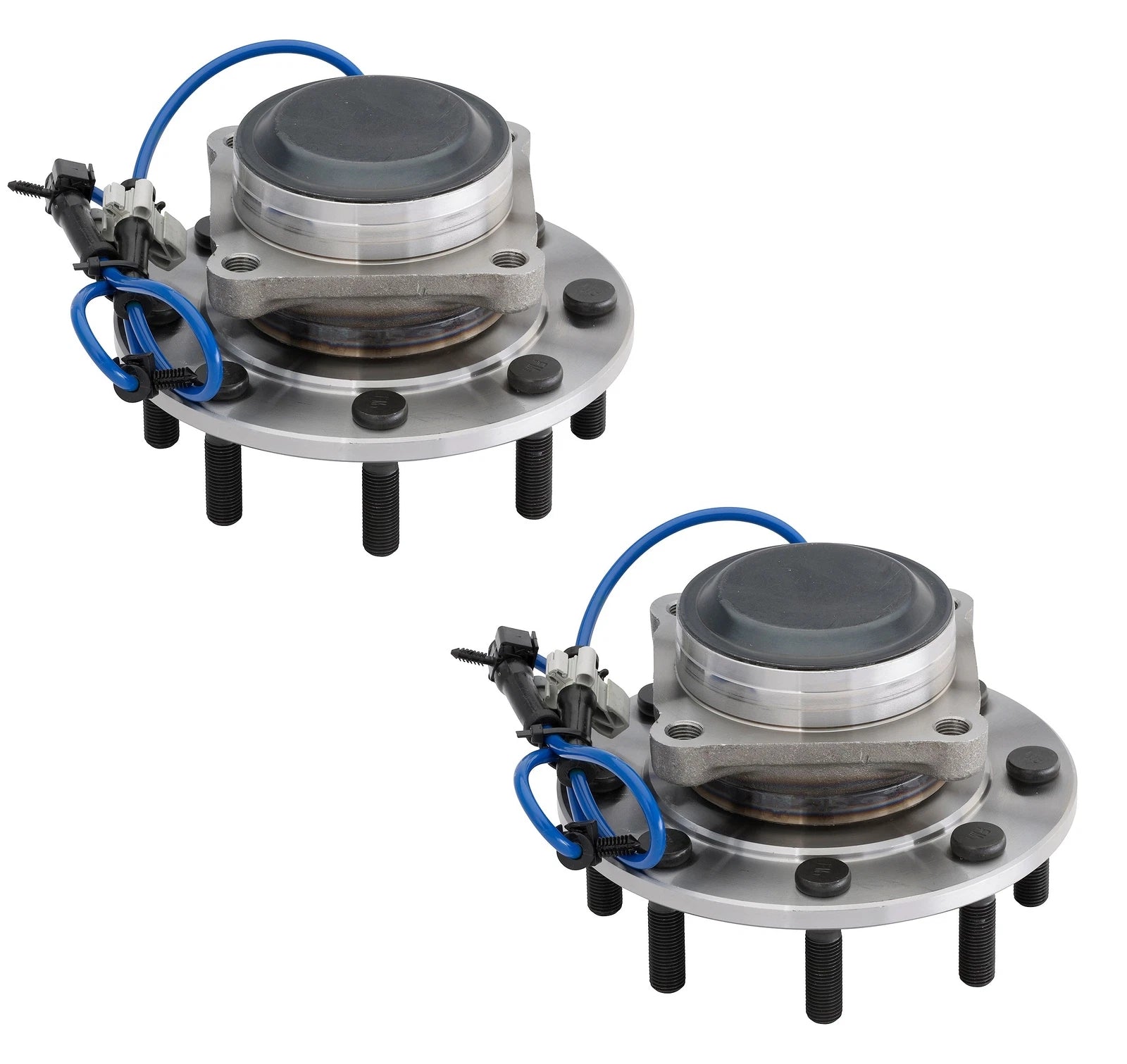 Set of 2 Front Moog Wheel Bearing and Hub Assemblies for Chevrolet GMC (RWD)