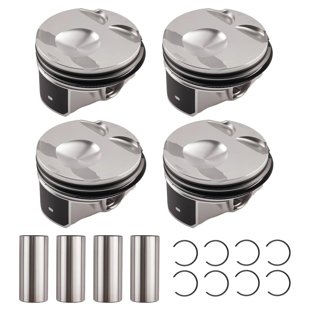 Set of 4 Engine Pistons for Ford Edge Escape Fusion 2.0T (2015–2018) FB5Z-6108-A