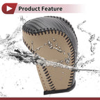 1 Pc Gear Shift Knob Cover for Mazda CX-5 (2013–2014) Black Beige Faux Leather