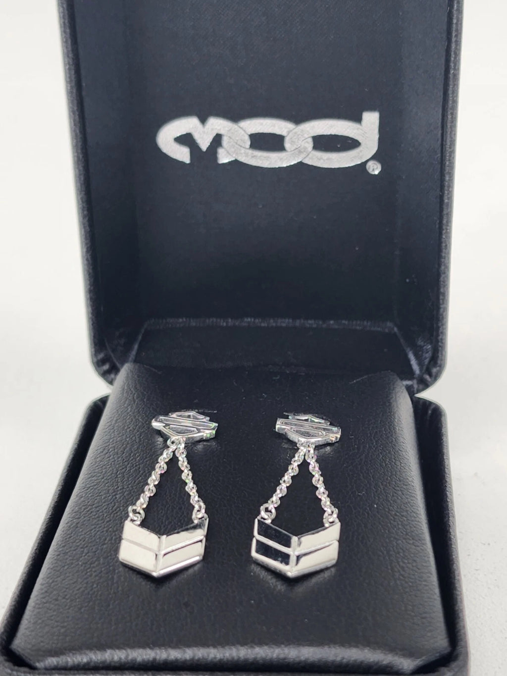 Bar & Shield Dangle Earrings for Harley Davidson (Women's)